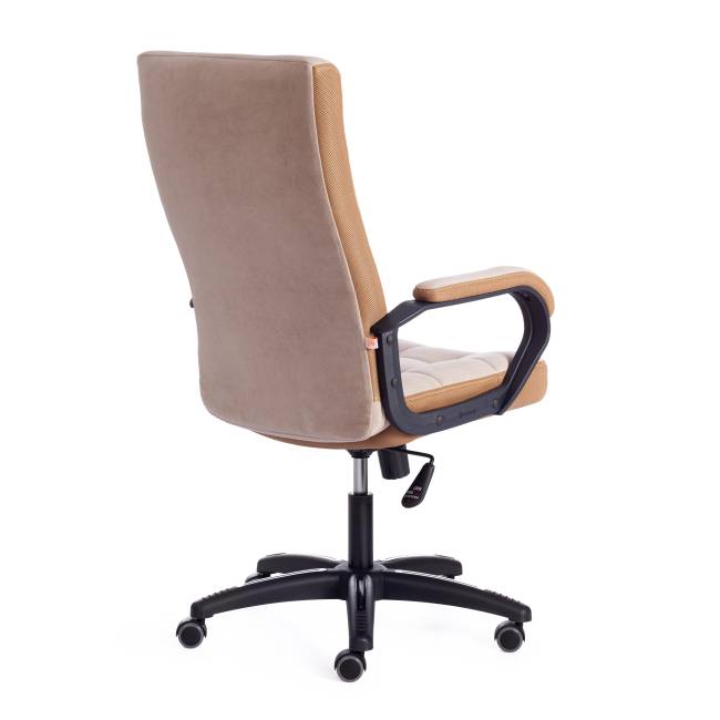 Кресло TRENDY (22) флок/ткань, бежевый/бронза, 7/TW-21 бежевый/бронза флок/ткань