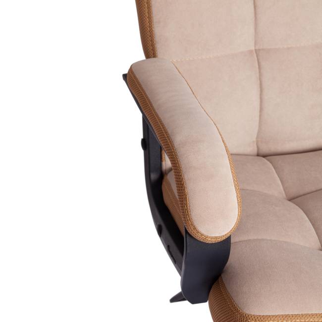 Кресло TRENDY (22) флок/ткань, бежевый/бронза, 7/TW-21 бежевый/бронза флок/ткань