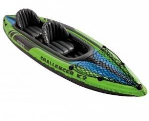 Надувная байдарка "Challenger K2" 351х76х38см, алюм.вёсла 218см, насос 68614, транс.сеть, до 180кг Надувная байдарка "Challenger K2" 351х76х38см, алюм.вёсла 218см, насос 68614, транс.сеть, до 180кг