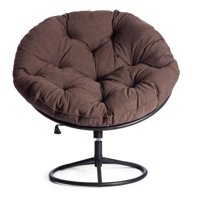 Кресло CLOUDE HOME рогожка/металл, 97х98х90-96см, коричневый, 3М7-147 коричневый рогожка/металл Кресло CLOUDE HOME рогожка/металл, 97х98х90-96см, коричневый, 3М7-147 коричневый рогожка/металл