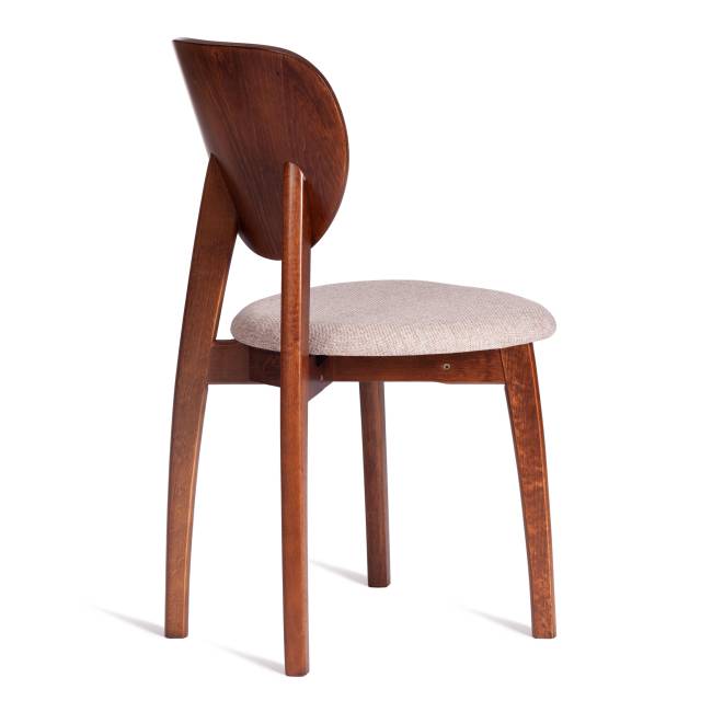 Стул DIAMANTE мягкое сидение / 1 шт. в упаковке бук, 42x42x85см, коричневый, ткань wool caramel, бежевый коричневый бук