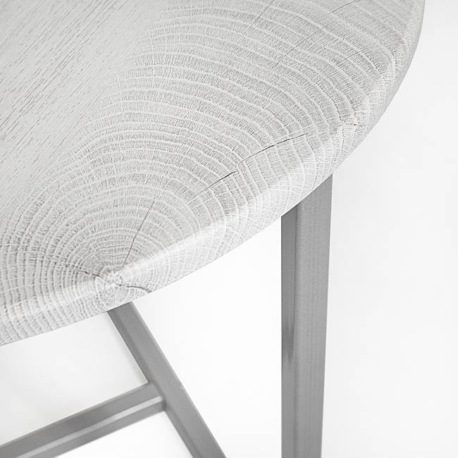 Стол журнальный BeautyStyle 27 дуб дымчатый/металлик