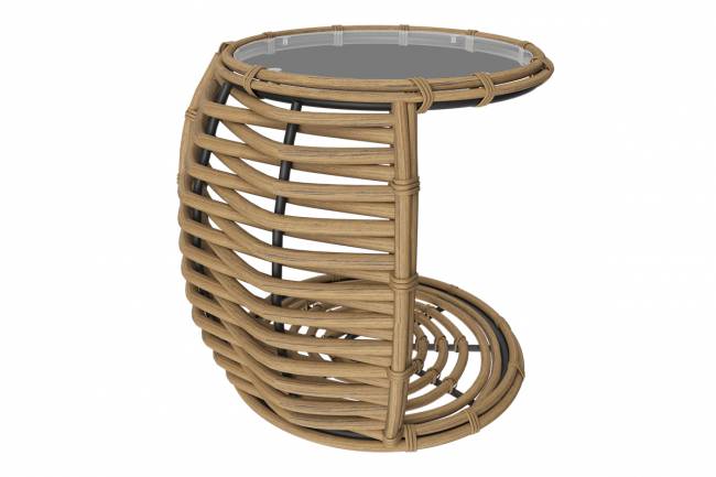 MOKKA МАЙОРКА / MAJORCA боковой столик, цвет соломенный MOKKA МАЙОРКА / MAJORCA боковой столик, цвет соломенный