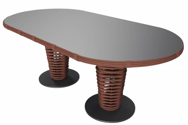 MOKKA МАЙОРКА / MAJORCA стол обеденный, цвет капучино MOKKA МАЙОРКА / MAJORCA стол обеденный, цвет капучино