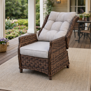 Кресло-реклайнер LUIZA в коричневом цвете