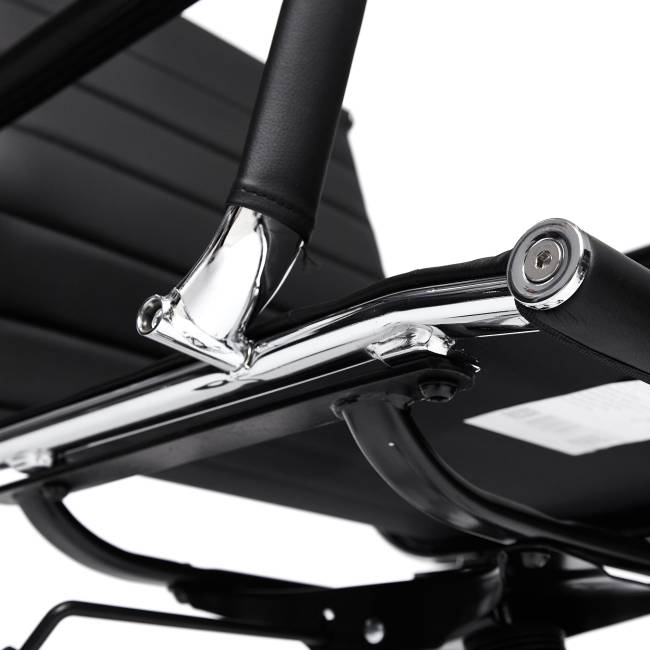 Кресло Urban-Low/Урбан-Лоу кож/зам, черный, 36-6 черный кож/зам