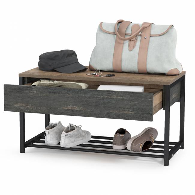 Тумба для обуви Трувор 13.241.03 цвет дуб гранж песочный/интра Тумба для обуви Трувор 13.241.03 цвет дуб гранж песочный/интра