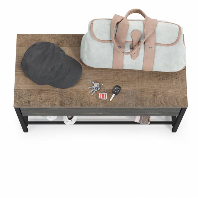 Тумба для обуви Трувор 13.241.03 цвет дуб гранж песочный/интра Тумба для обуви Трувор 13.241.03 цвет дуб гранж песочный/интра