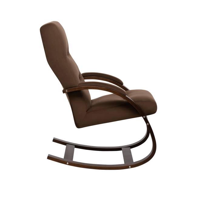 Кресло-качалка Leset Милано Орех текстура V23 молочный шоколад