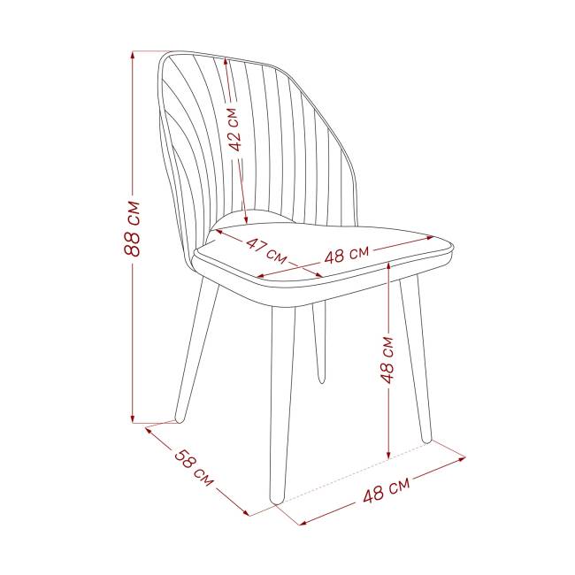 Стул Leset Арман Океан Чёрный Стул Leset Арман Океан Чёрный