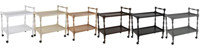 Стол сервировочный Бридж белый