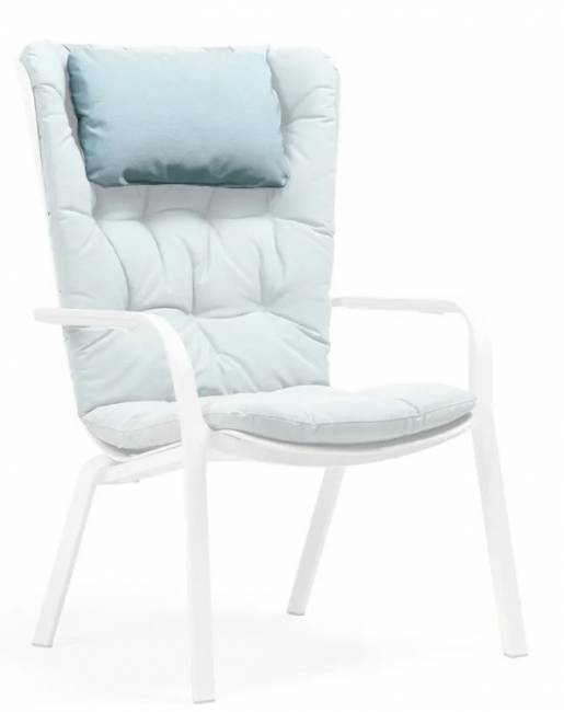 Подушка-подголовник для лаунж кресла Folio голубой 465х290х70 мм Подушка-подголовник для лаунж кресла Folio голубой 465х290х70 мм