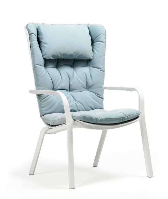 Подушка-подголовник для лаунж кресла Folio голубой 465х290х70 мм Подушка-подголовник для лаунж кресла Folio голубой 465х290х70 мм