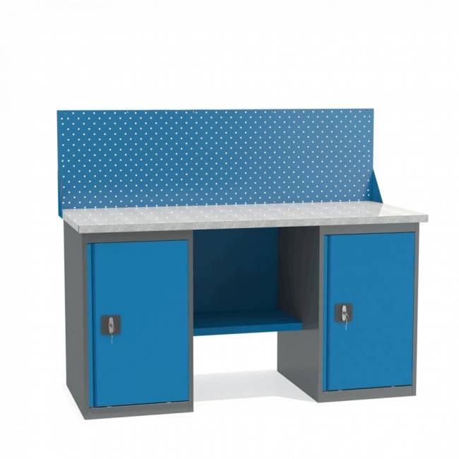 Верстак с двумя Тумбами ВТ2-1.6 (ШхГхВ, мм) 1600x685x850