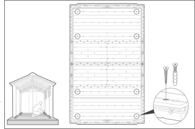 Сарай "Окланд 7511" (размеры 210 х 342 см)