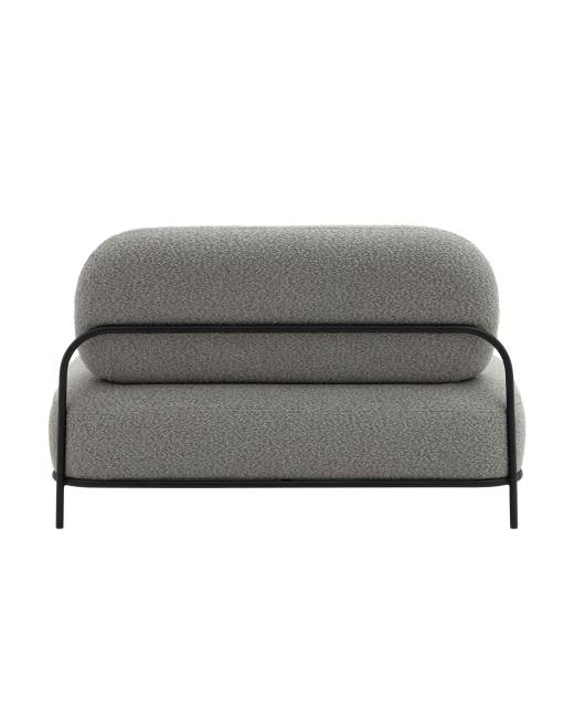 Диван Стоун ткань букле серый