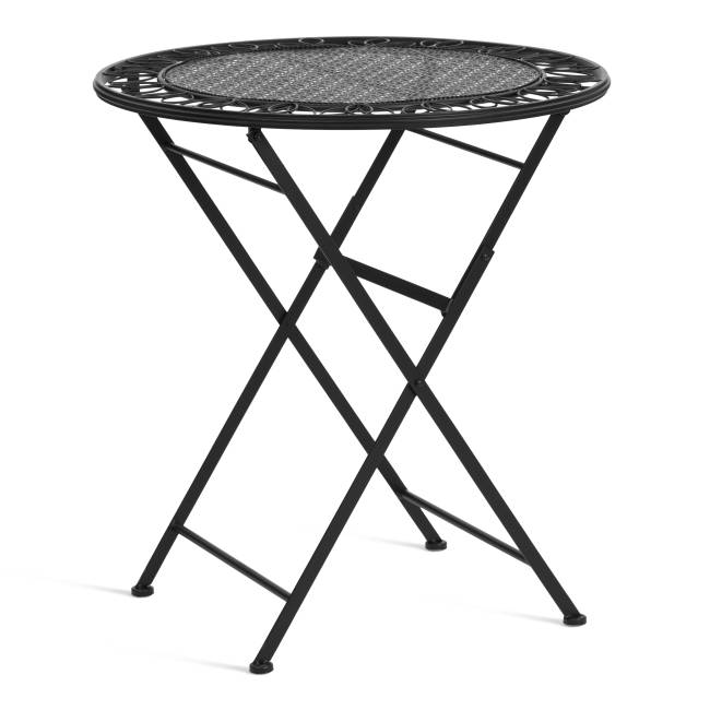 Комплект (стол + 2 стула) Secret de Maison Амальфи/Amalfi металл, черный черный металл