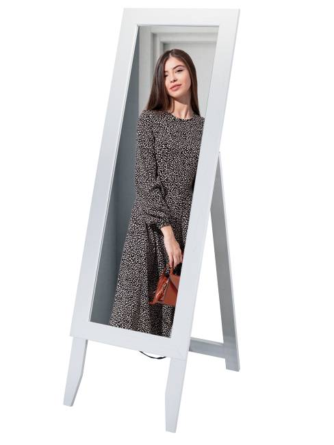 Зеркало напольное BeautyStyle 2 белый 137 см х 42 см