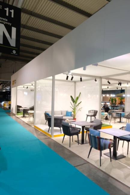 Кресло барное плетеное с подушкой Diva антрацит, темно-серый, серый 570х575х985 мм