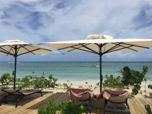 Зонт профессиональный телескопический 4х4 м Leonardo Telescopic антрацит, слоновая кость 4000х4000 мм