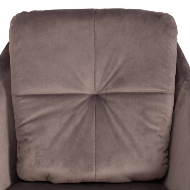 Кресло STAR (mod. CY-1919) вельвет/металл, 68 х 60 х 88 см , серый (HLR 24)/черный (Комплект из 2 шт.) серый (HLR 24)/черный вельвет/металл Кресло STAR (mod. CY-1919) вельвет/металл, 68 х 60 х 88 см , серый (HLR 24)/черный (Комплект из 2 шт.) серый (HLR 24)/черный вельвет/металл