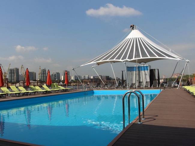 Террасная доска DARVOLEX шовная, 150*23,5*4000 мм, серый