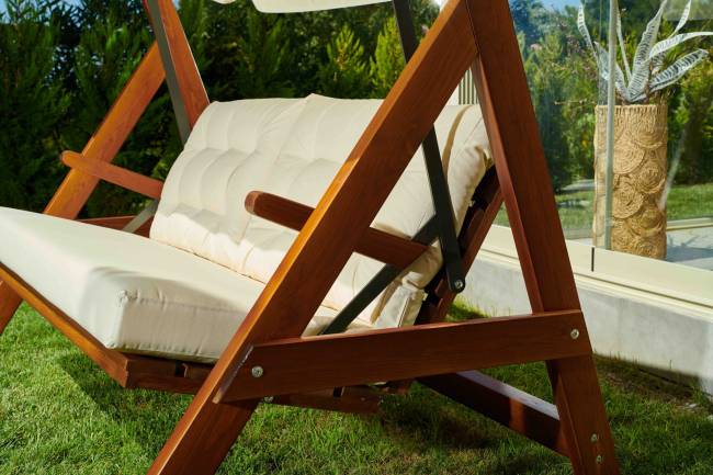 Садовый качели PARIS, бежевые Садовый качели PARIS, бежевые