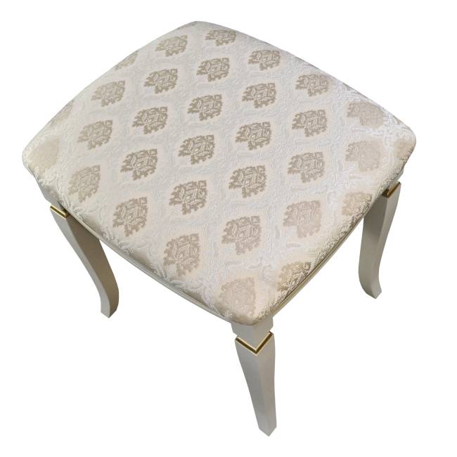 Банкетка Васко В 106Н слоновая кость/золото, Маркус ваниль Банкетка Васко В 106Н слоновая кость/золото, Маркус ваниль