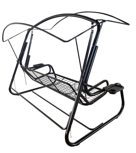 Качели садовые "Торонто Люкс Плюс", графит