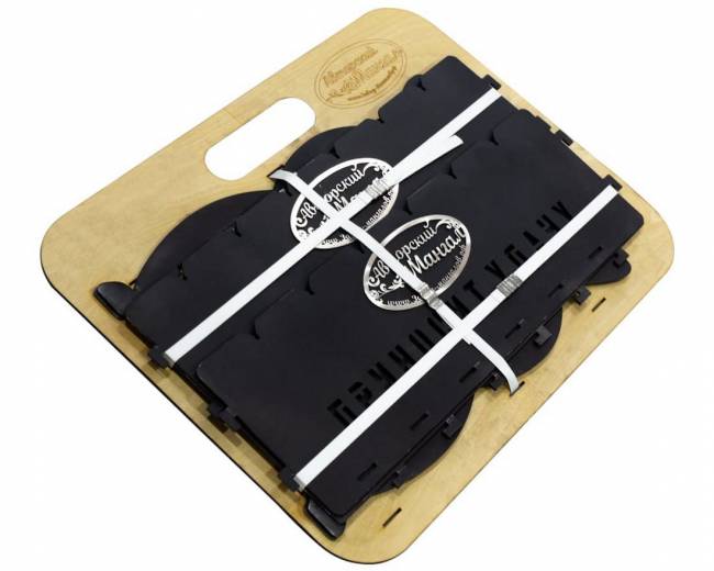 Мангал разборный "Совы", сталь AISI304, 3мм