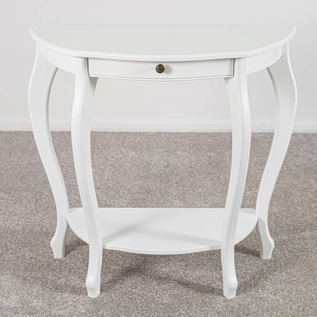 Консоль Элегант молочный дуб Л