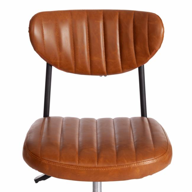 Кресло SLIM иск. кожа, Brown (коричневый), 54х54х90 см коричневый иск. кожа