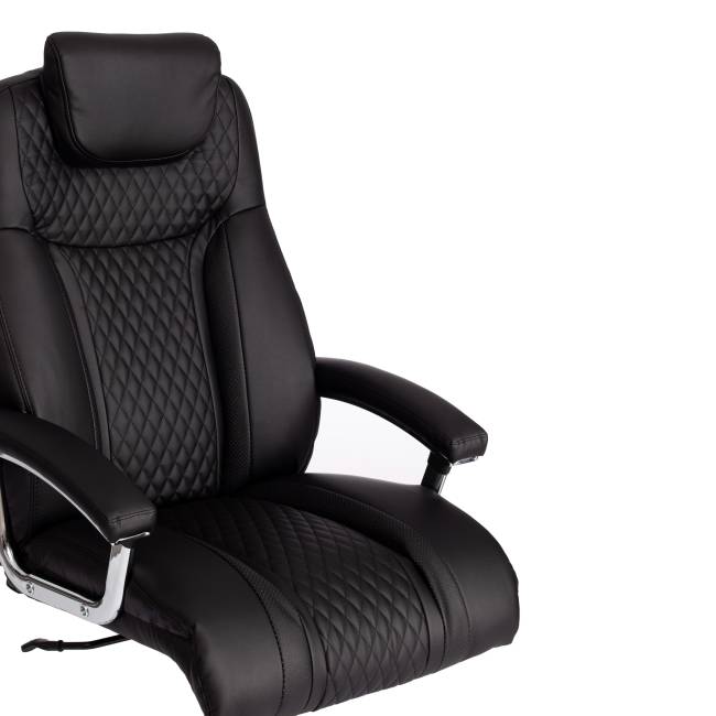 Кресло Trust (max) кож/зам, черный/черный стеганный/черный, 36-6/36-6/36-6/06 черный/черный стеганный/черный кож/зам Кресло Trust (max) кож/зам, черный/черный стеганный/черный, 36-6/36-6/36-6/06 черный/черный стеганный/черный кож/зам