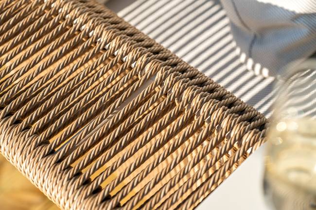 "Мальдивы" трансформирующаяся лаунж-зона из искусственного ротанга, цвет соломенный (К)