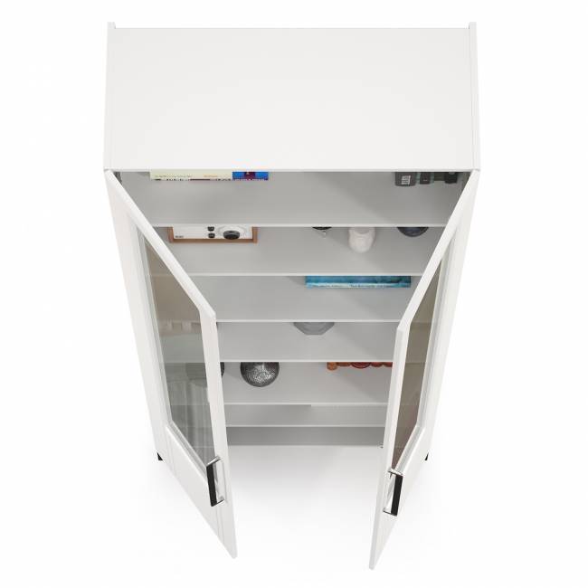 Шкаф Валенсия 13.217 цвет белый шагрень