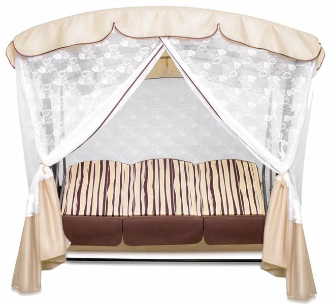 Качели садовые "Оазис Премиум", Шоколад