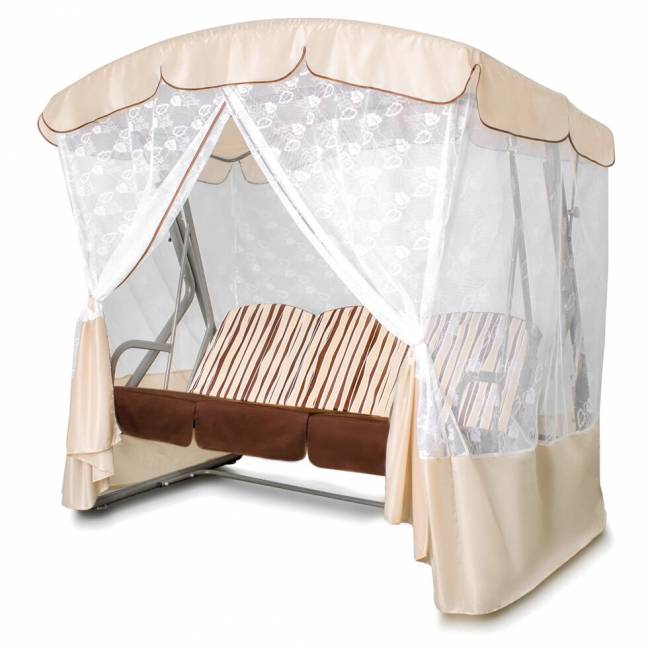 Качели садовые "Оазис Премиум", Шоколад