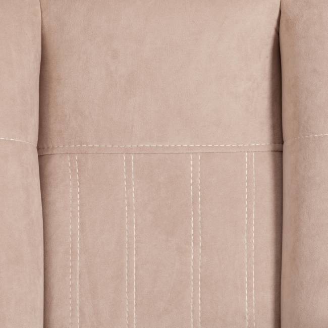 Кресло OXFORD хром флок , бежевый, 7 бежевый флок Кресло OXFORD хром флок , бежевый, 7 бежевый флок