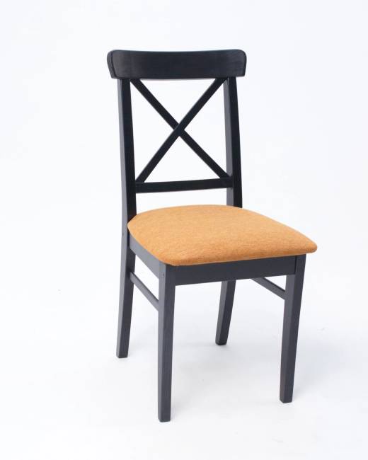 Стул Ингольф ПМ чёрный/карри