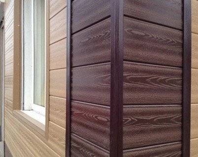 Уголок ДПК + алюминиевый профиль для фасадных панелей, 50*50*3000, антрацит Уголок ДПК + алюминиевый профиль для фасадных панелей, 50*50*3000, антрацит