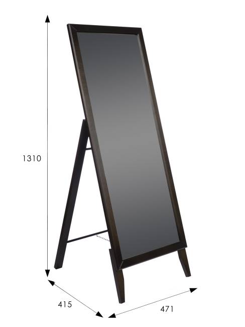 Зеркало напольное BeautyStyle 29 венге 131 см х 47,1 см