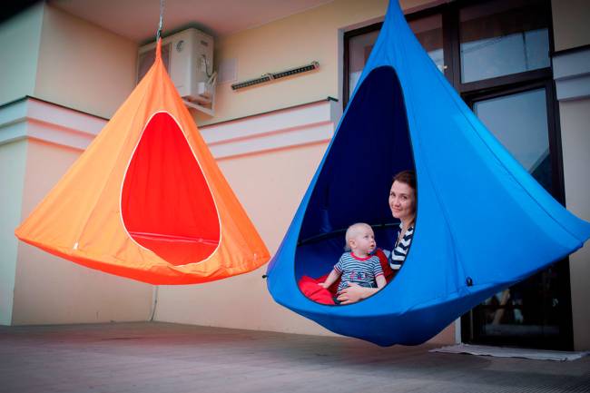 Гамак-кокон Jamber, коричневый