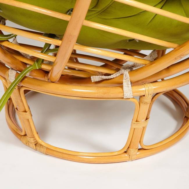 Кресло PAPASAN/ПАПАСАН 23/01 W /с подушкой/ диаметр подушки 125 см, 115х101х104 см, Honey (мед), флок Олива, 23 Honey (мед) Кресло PAPASAN/ПАПАСАН 23/01 W /с подушкой/ диаметр подушки 125 см, 115х101х104 см, Honey (мед), флок Олива, 23 Honey (мед)