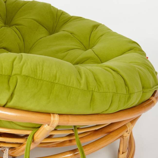 Кресло PAPASAN/ПАПАСАН 23/01 W /с подушкой/ диаметр подушки 125 см, 115х101х104 см, Honey (мед), флок Олива, 23 Honey (мед) Кресло PAPASAN/ПАПАСАН 23/01 W /с подушкой/ диаметр подушки 125 см, 115х101х104 см, Honey (мед), флок Олива, 23 Honey (мед)