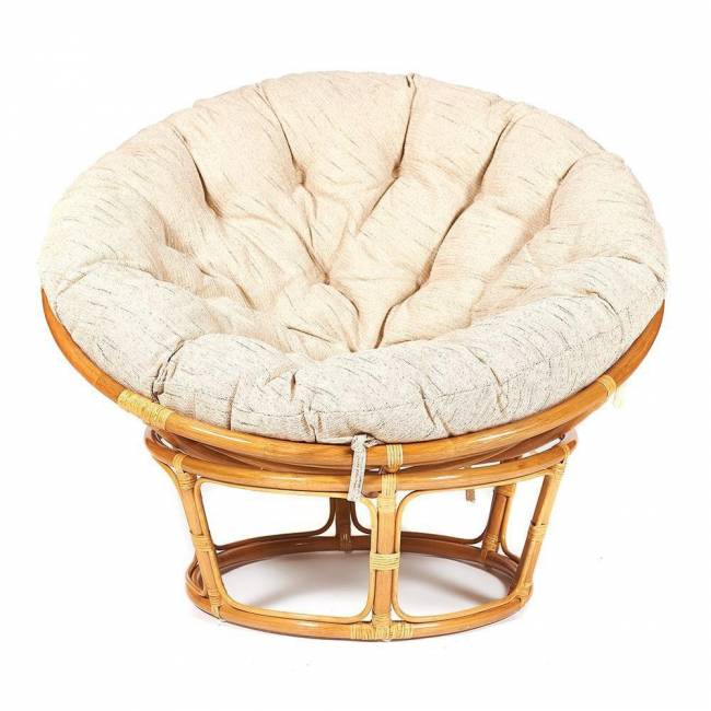 Кресло PAPASAN/ПАПАСАН 23/01 W /с подушкой/ диаметр подушки 129 см, 115х101х104 см, Honey (мед), ткань Старт Honey (мед) Кресло PAPASAN/ПАПАСАН 23/01 W /с подушкой/ диаметр подушки 129 см, 115х101х104 см, Honey (мед), ткань Старт Honey (мед)