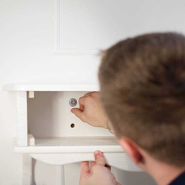 Консоль Берже 20 белый ясень