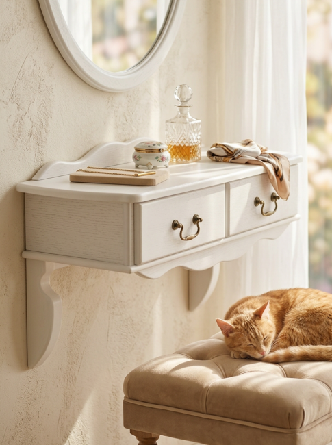 Консоль Берже 20 белый ясень