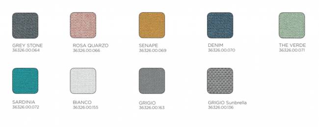 Подушка для кресла Net серый камень 460х485х35 мм