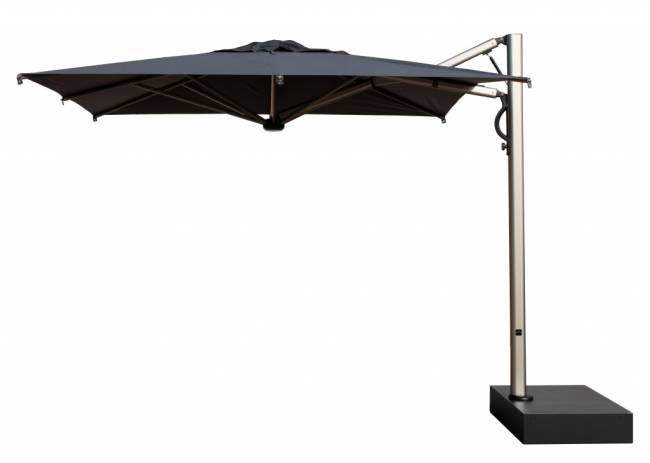 Зонт профессиональный 2.9х2.9 м Astro Titanium титан, черный 2900х2900 мм