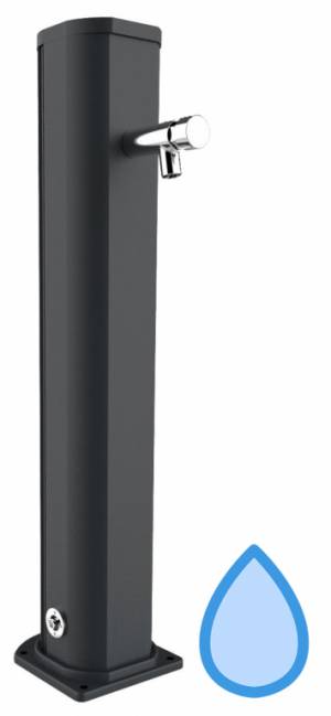 Душ уличный для ног Jolly Lavapiedi A 685 антрацит 165х155х850 мм